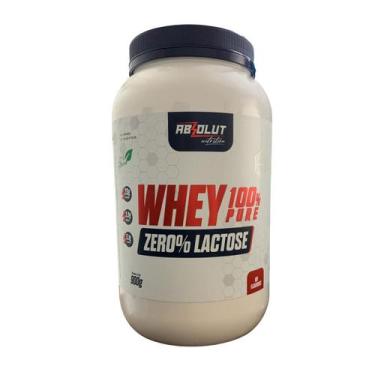 Imagem de Whey Protein 100% Lut Zero Lactose Sem Sabor Pote 900G - Absolut Nutri