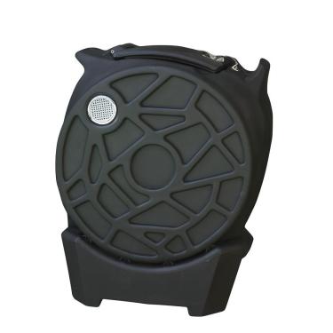 Imagem de Composteira Rotativa, Polietileno Reciclado, 55L, Preta, Sistema de Aeração, 56cm Altura, Vedação em Borracha, para Resíduos Orgânicos