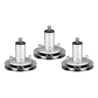 Imagem de Flynsu Conjunto de eixo de convés de 3 peças 51537300 51530700 Substituição para Gravely ZTX 60 ZT XL 60 Ariens Ikon-XL 60 Ikon-XD 60 Edge 42