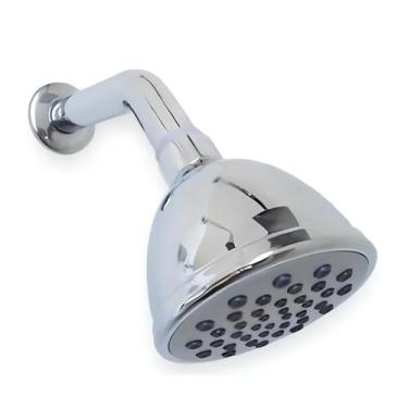 Imagem de Ducha Chuveiro Crivo Para Sistema A Gás Ou Solar Cromado