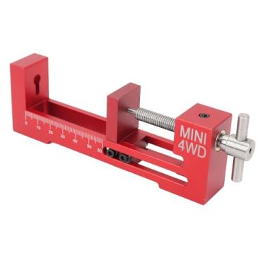 Imagem de WGFOIP Aluminium Alloy 4 Wheel Drive Tire Installer, RC Mini Car Wheel Loader Tool for Easy Tire Fitting and Replacement (Red)