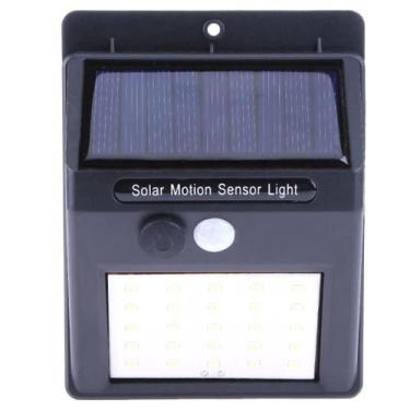 Imagem de Luminária solar parede 25 leds com sensor de movimento GT511 - Lorben