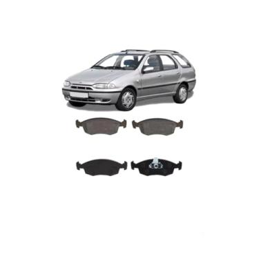 Imagem de Kit Pastilha Freio Palio/Siena/Strada 2000+ com CAR80 Anti Chio 300ml