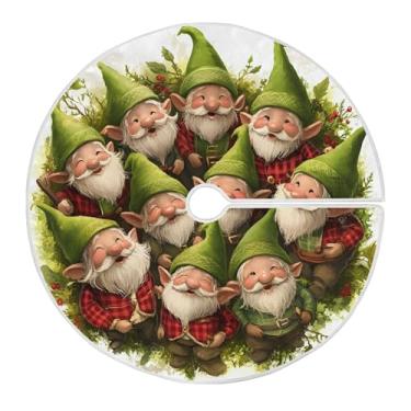 Imagem de SEHANY Saia para árvore de Natal, 91 cm, Papai Noel, vermelha, decoração de árvore de Natal, tapetes para decoração de festa de Natal em casa