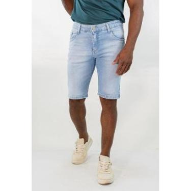 Imagem de Bermuda Jeans Masculina Skinny Delavê Algodão Anticorpus-Masculino