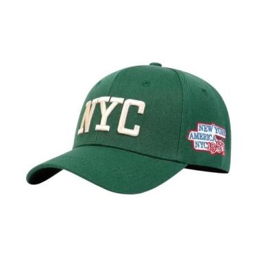 Imagem de Boné De Beisebol Unissex Ajustável Com Bordado NYC, Chapéu Casual De P