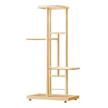 Imagem de Prateleira de Metal para Plantas Alta Resistência 4 Andares Estante Exibição Vasos Flores Escada Armazenamento em Design Minimalista Interior Estável com Pés Ajustáveis Fácil Montagem