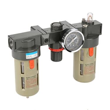 Imagem de AUNMAS Regulador de Filtro de Ar, Liga de Alumínio Fundido, Fácil de Usar, de Alta Resistência, para Sistemas Pneumáticos 0,05~0,85Mpa