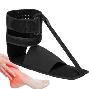 Imagem de Órtese para Pé Caído - Estabilizador De Suporte Plantar,Suporte e Alongador para Calcanhar | Para Uso Noturno Caminhada Esportes Deslocamentos Casa e Escritório