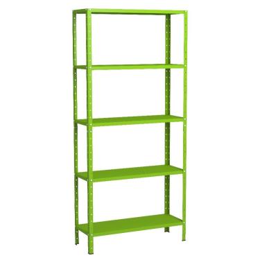 Imagem de Estante Aço 5 Prateleiras Livros Cozinha Quarto Eaf005 Verde