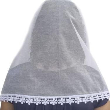 Imagem de Véu ccb carmem congregação cristã no brasil - Véus da Fer, Branco, Qua