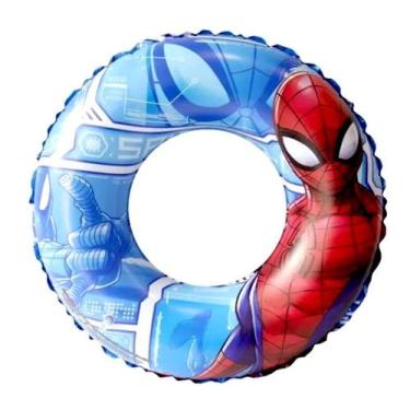 Imagem de Boia para Piscina e Praia Vinil 56cm Diâmetro Homem Aranha - Etilux, B