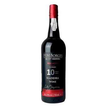 Imagem de Vinho Português Tinto H.M.Borges Sweet Malmsey 10 Anos Ilha da Madeira