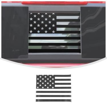 Imagem de Linskip Decalque de vinil para janela deslizante central traseira compatível com Chevy Colorado e GMC Canyon 2023 2024 2025+, adesivo pré-cortado de vidro central traseiro para acessórios Colorado