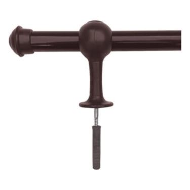 Imagem de Varões de Madeira 2,00m x 19mm - Premium para Cortina e Decoração de Casa varão de cortina para Casa Sala Quarto(MARROM,2 UNIDADE)