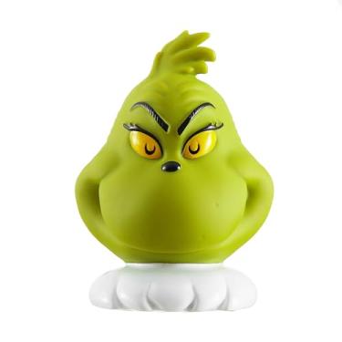 Imagem de Grinch Dr.Seuss Squishy Night Light Lâmpada LED de 15 cm para decoração de Natal, quartos de crianças, colecionadores e presentes