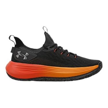 Imagem de Tênis de Basquete Under Armour Hooper Masculino, Black, Lavared, Metpe