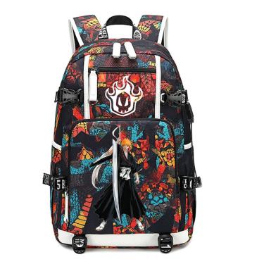 Imagem de Mochila escolar Bleachs Kurosakis Ichigos Anime C 600g