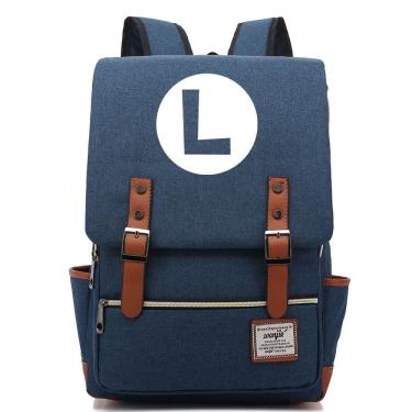 Imagem de Mochila Anime School Marios Oxford em tecido 27x12.5x38cm