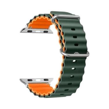 Imagem de Pulseira De Silicone Ocean Para Apple Watch Series Ultra 9 8 7 6 5 4 1