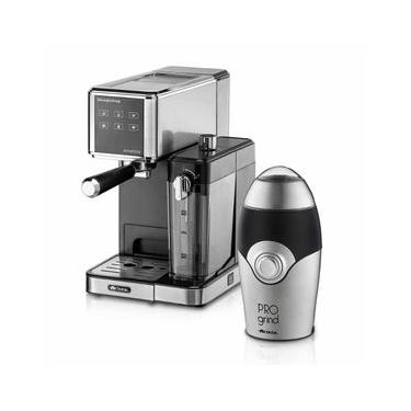 Imagem de Máquina Café Cappucino Ariete Ametista 15Bar Manual + Moedor Elétrico Pro Grind 150W