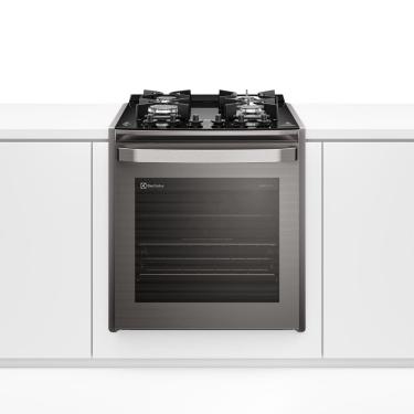 Imagem de Fogão de Embutir 4 bocas Electrolux Cinza Experience Mesa de Vidro, Grill e PerfectCook360 (FE4EG)