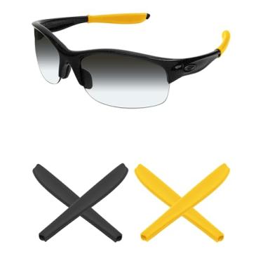 Imagem de Mryok — Meias de substituição para óculos de sol Oakley Commit SQ – Opções, Yellow & Black, One Size