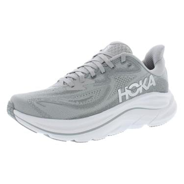 Imagem de HOKA Tênis feminino Clifton 10, Cinza estelar/cinza galáctico, 41