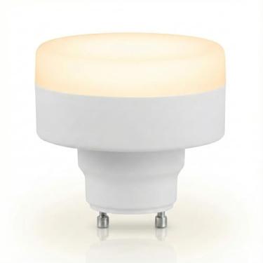 Imagem de Lâmpada de disco LED CRIOO GU24, 9W (equivalente a 60w CFL), 2700K, 800LM, listado pela UL, 2 garras para armário de cozinha em casa, lâmpada de agachamento espiral de baixo perfil espiral de bloqueio giratório (1 pacote)