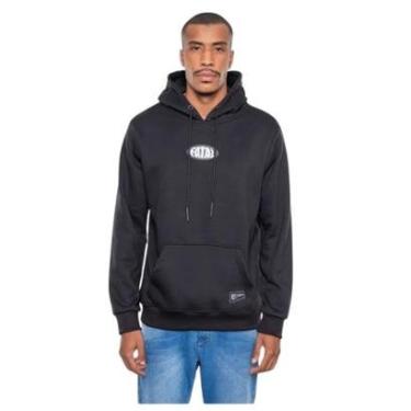 Imagem de Casaco de Moletom Bolso Canguru Fatal Fechado Preto-Masculino