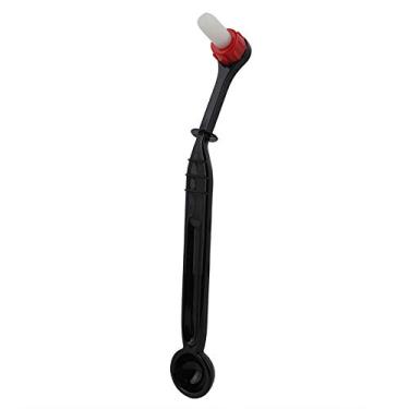 Imagem de GLOGLOW Suprimentos de Limpeza de Cozinha Material de Nylon, Ferramenta de Limpeza de Moedor de café Expresso 2 Em 1, Design de Cotovelo de 30 Graus, Escova de Moedor de café de 9,1 X,2 X,6