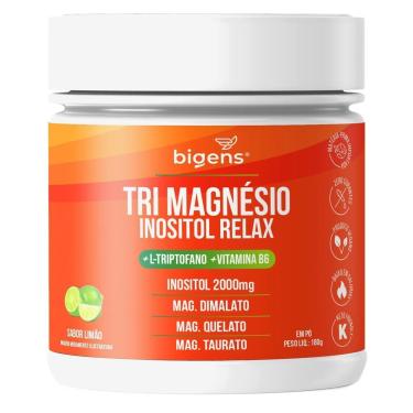 Imagem de Bigens Tri Magnésio Inositol Relax 180G Limão-Unissex