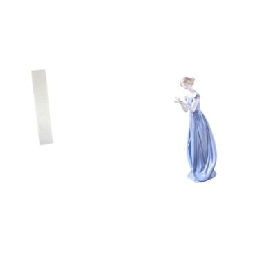 Imagem de Whtkoph Abajur para Sala de Estar com Figura Feminina de Cerâmica, Estátua de Dama, Ornamento Nórdico Moderno para Prateleira, Armário, Decoração.