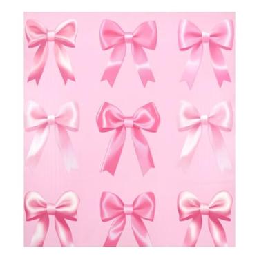 Imagem de Blueangle Gravatas borboleta Dia dos Namorados, capa magnética para lava-louças, decoração de capa frontal para lava-louças, adesivos de eletrodomésticos, adesivos de eletrodomésticos, 58 cm C x 66 cm