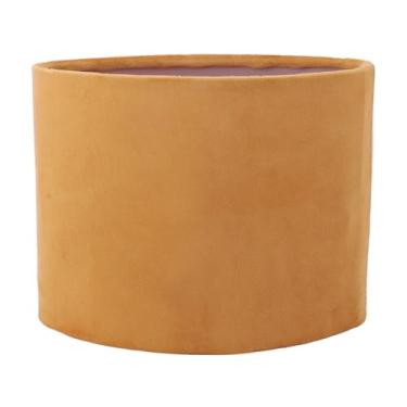 Imagem de Cocoarm Abajur Oval para Abajur de Mesa, Lint Material Oval Lâmpada Sombra Luz Sombra Mesa Compatível Com E27 E14 Dupla Utilização, Adequado para Uso Noturno Diurno (GOLD)