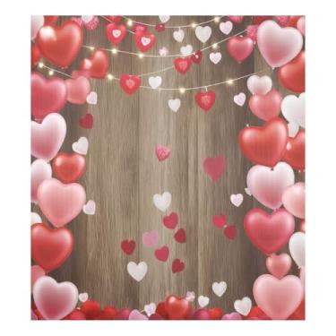 Imagem de Blueangle Capa de ímã de lava-louças de coração vermelho rosa, decoração de capa de lava-louças frontal, adesivos de eletrodomésticos, adesivos de eletrodomésticos, adesivo magnético decorativo de