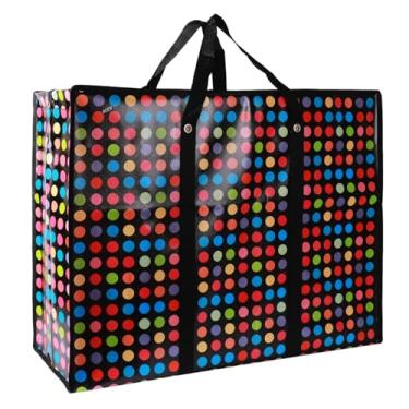 Imagem de Sacos de transporte grandes extra pesados com zíper forte e alças confortáveis, sacos de armazenamento de roupas resistentes e duráveis, caixas de transporte para suprimentos universitários - Novo