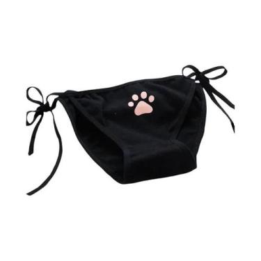 Imagem de Calcinha Lolita Sexy De Cintura Baixa Com Bandagem, Lingerie De Animaç