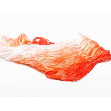 Imagem de RUSHIGUAN 100% pura natureza amoreira fio de seda acessório de joias flores artificiais ponto cruz bordado fio diy kits de costura 9 cores gradientes 22 m cada (26)