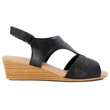 Imagem de Sandália Anabela Usaflex AI3701 - Preto - 40