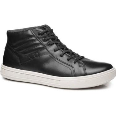 Imagem de Sapatênis Masculino Cano Alto Bota Casual Pegada Couro-Masculino