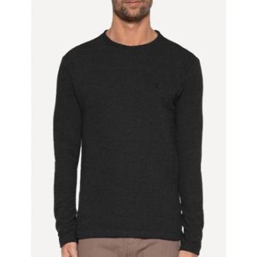 Imagem de Moletom Reserva Masculino Moletinho Careca Logo Preto Mescla-Masculino