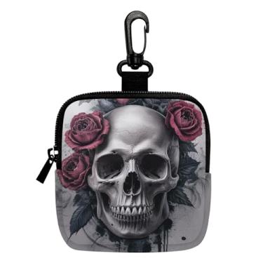 Imagem de Porta-chaves mini porta-moedas, bolsa multifuncional para chaves, moedas, fone de ouvido, batom 3, LCS multicolorido 28788