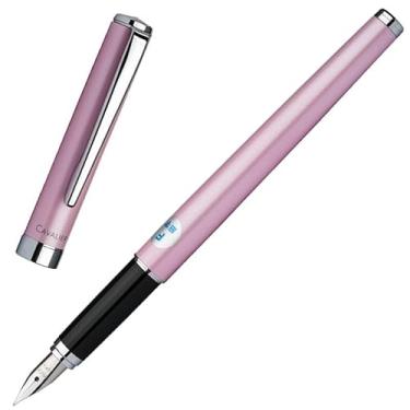 Imagem de DFAMIN Caneta-tinteiro materiais de papelaria para livraria FCAN-3SR canetas elegantes para escritório, escritório, material escolar, caneta de escrita (rosa, média)