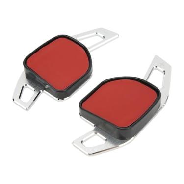 Imagem de Cryfokt Tampa de Extensão do Paddle Shifter de Liga de Alumínio de para 8V S4 S5 B8.5 S6 S7 C7 2013-2016, Fácil Instalação e Limpeza para Atualização do Interior Carro (Prata)