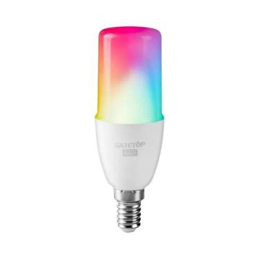 Imagem de Lâmpada LED Inteligente RGB Dimerizável Tuya WiFi Funciona Com Alexa G