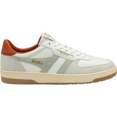 Imagem de Gola Tênis masculino Hawk, Branco/fumê/laranja escuro, 40