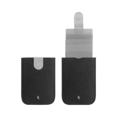 Imagem de Porta-cartões De Couro Com Gradiente De Cor, Slim E Portátil, Carteira