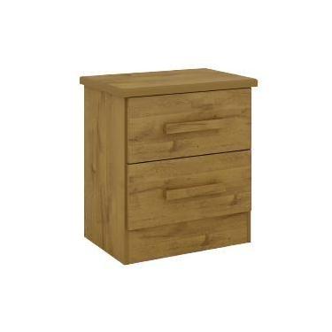 Imagem de Mesa de Cabeceira com 2 Gavetas - New Athos-Cinamomo - Móveis D'Doro