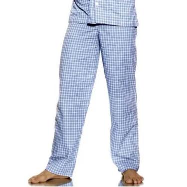 Imagem de Calça Pijama Presidente CA173 Masculino - Lenços Presidente, Xadrez az